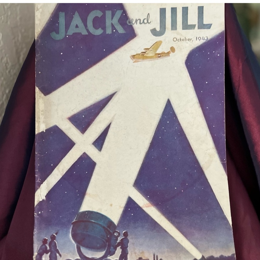 Vintage WWII Jack and Jill Children’s Magazines July/ October 1943